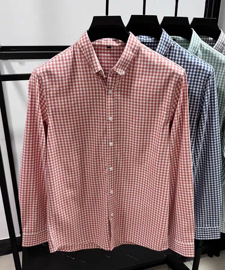 Professional Gingham Cotton Shirt