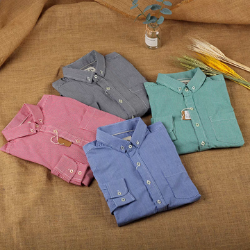Gentleman’s Minimal Check Buttoned Shirt