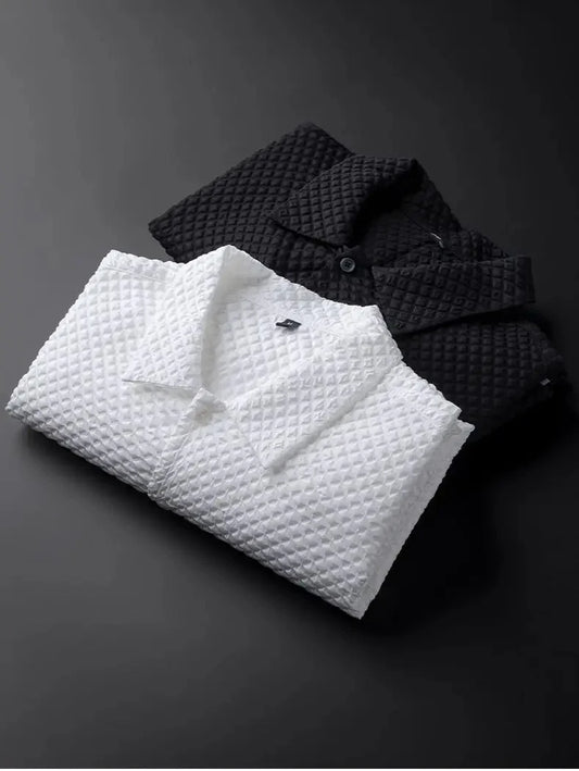 Bubble Matrix Textured Shirt