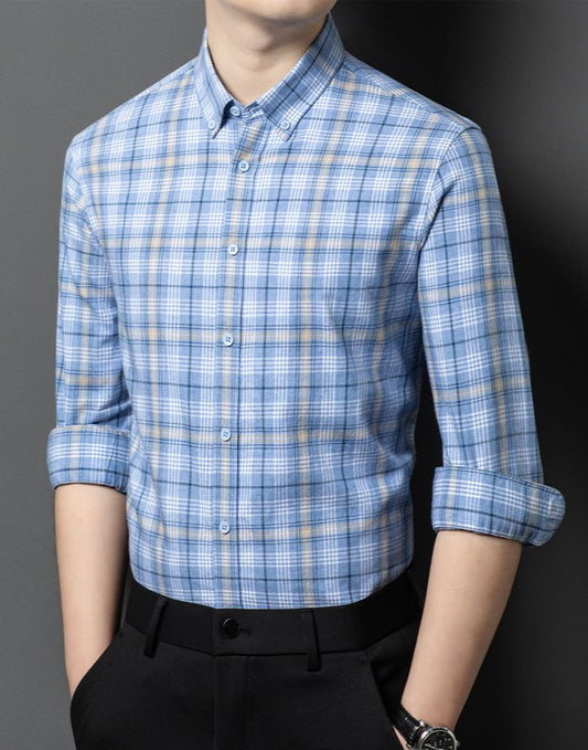 Professional Plaid Luxe Shirt