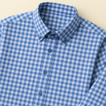 Casual Gingham Cotton Shirt