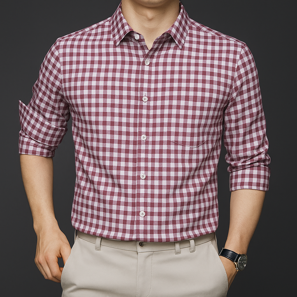 Oxford Red Check Classic Fit Shirt