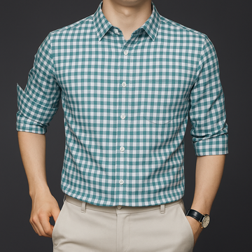 Jade Check Classic Fit Shirt